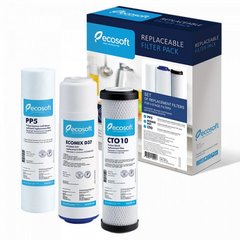 Ecosoft cartridge set for triple filters