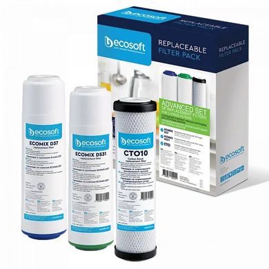 Improved set of Ecosoft cartridges for triple filters